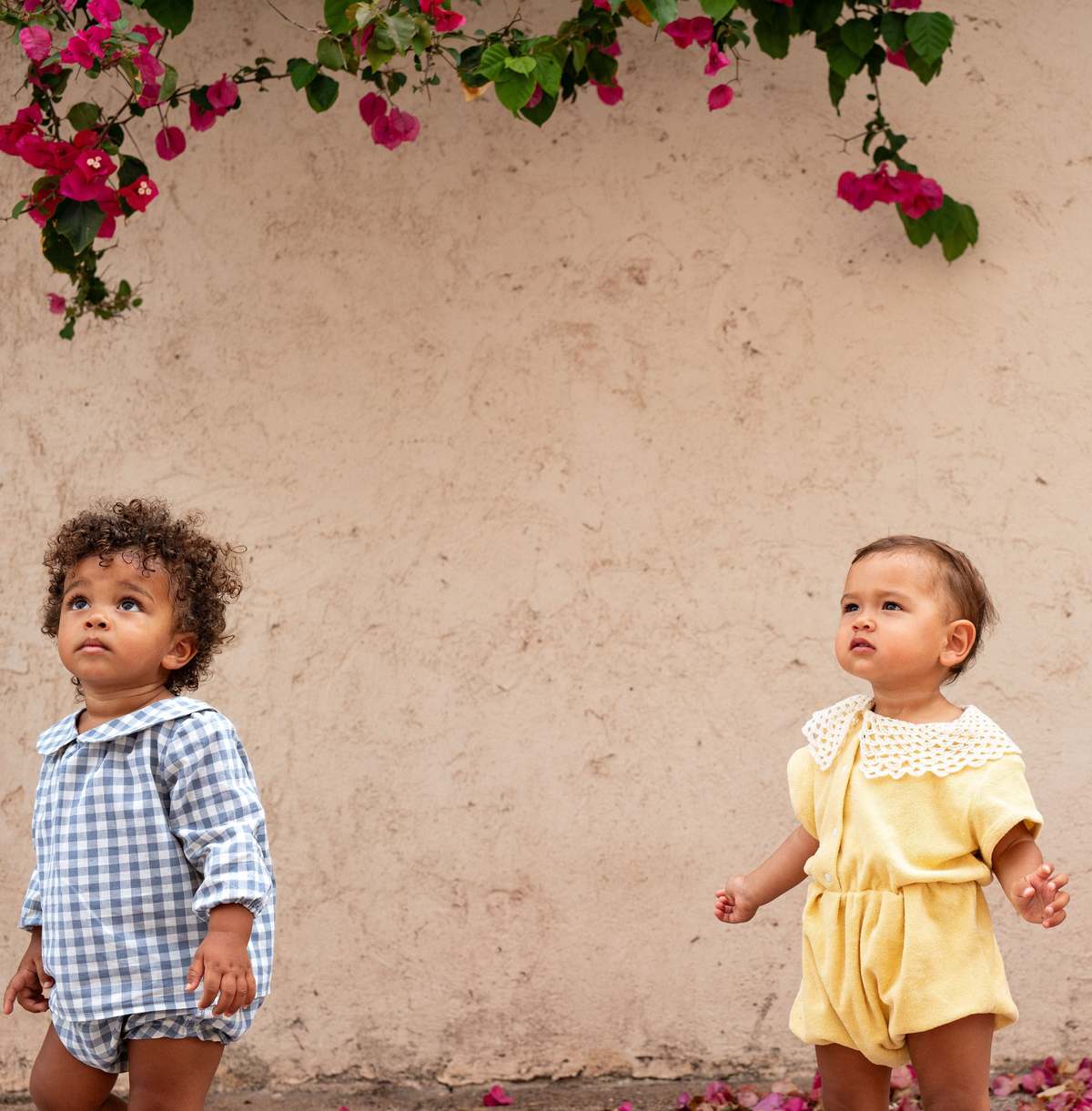 Kids Marsou Sardine And Dore Set - Blue Gingham | Garmentory
