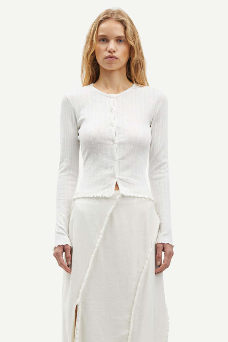 Samsøe & Samsøe Sajuni Cardigan - White | Garmentory