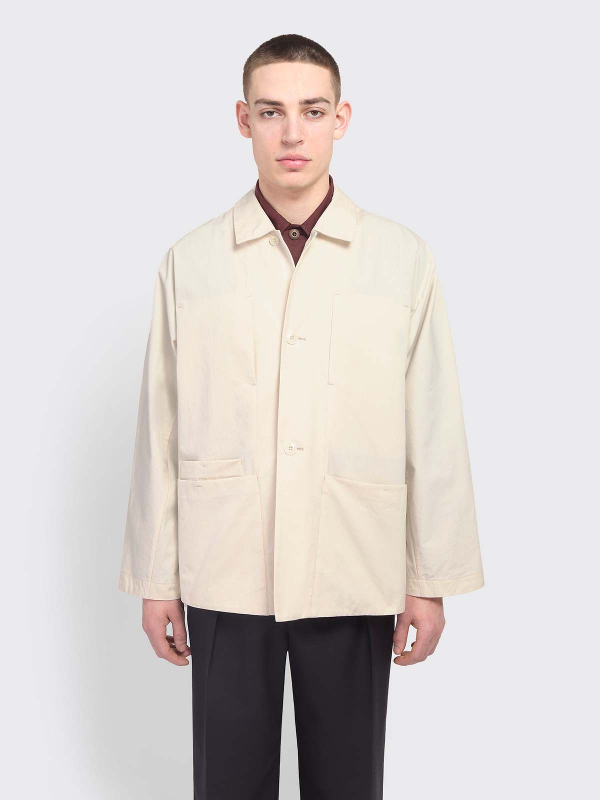 【関税込み】LEMAIRE BOXY SB WORKWEAR' JACKET Lemaire Boxy SB Workwear Jacket Cotton Linen Gabardine