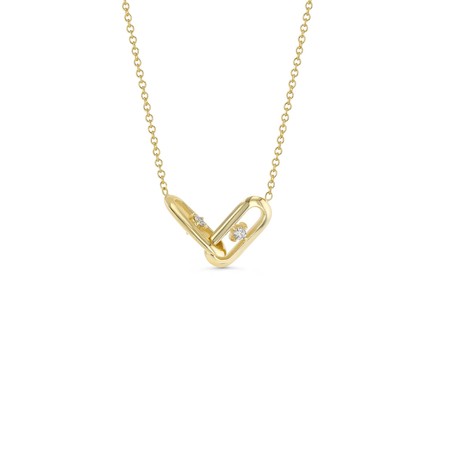 Lizzie Mandler Fine Jewelry Black Diamond Floating Necklace