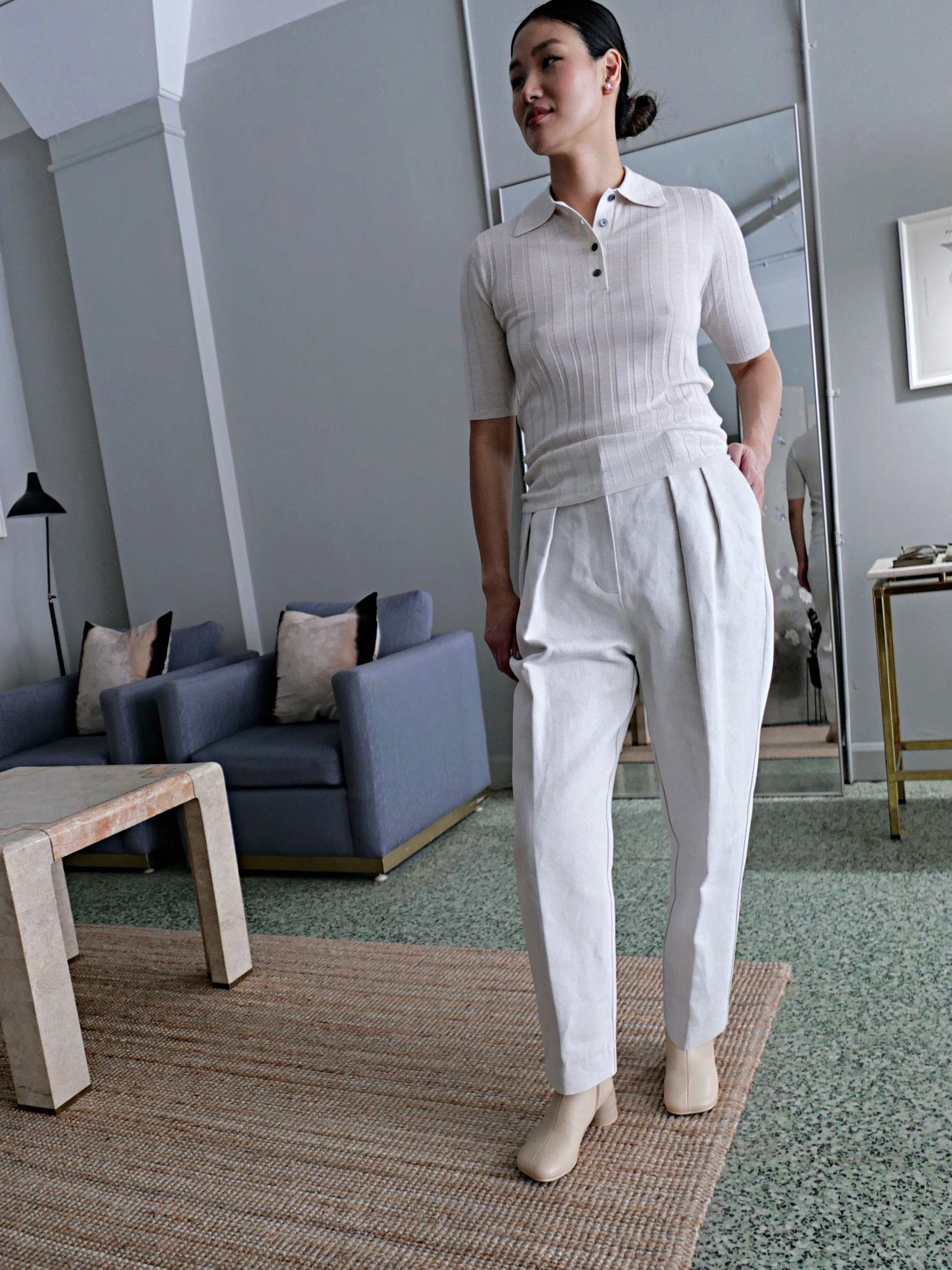 パンツ MKDT STUDIO Trousers MKDT STUDIO POLAR TWILL PANT - SHELL | Garmentory