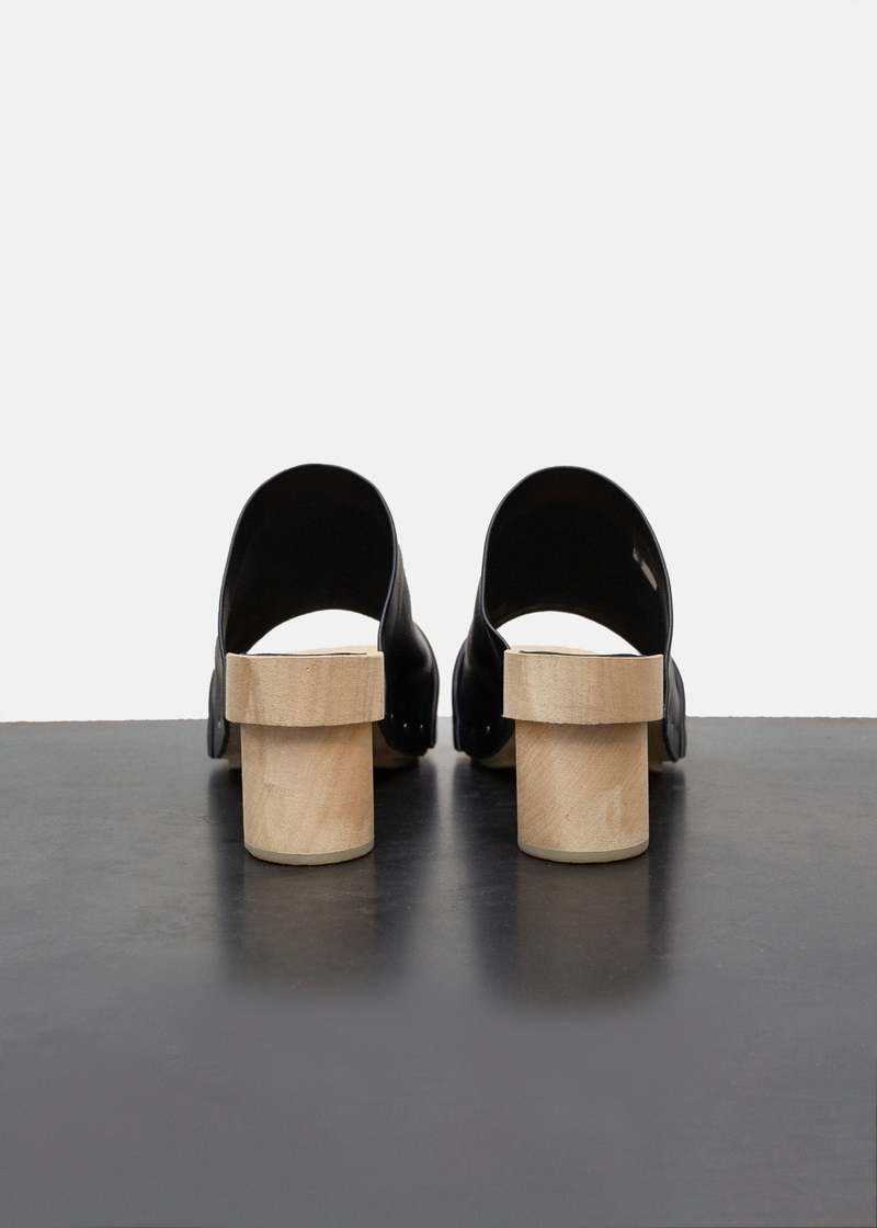 Lauren Manoogian Pleat Clog - Black