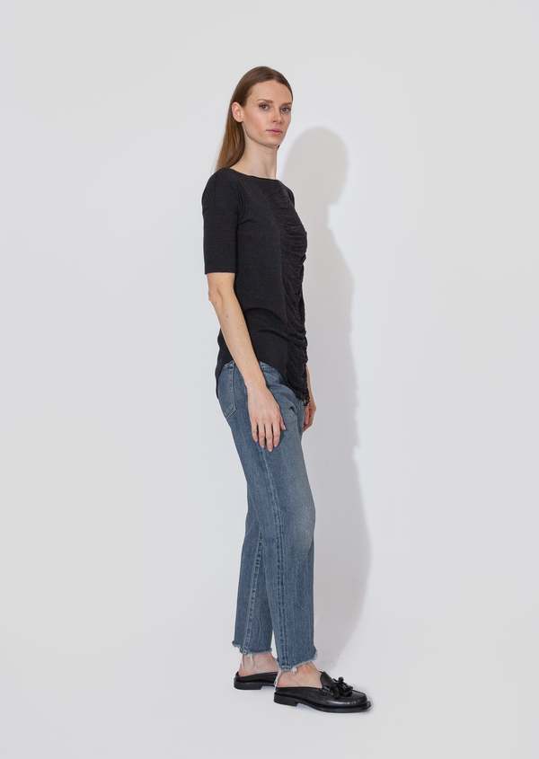 Raquel Allegra Basic Tee - Black Raquel Allegra Basic Tee - Black