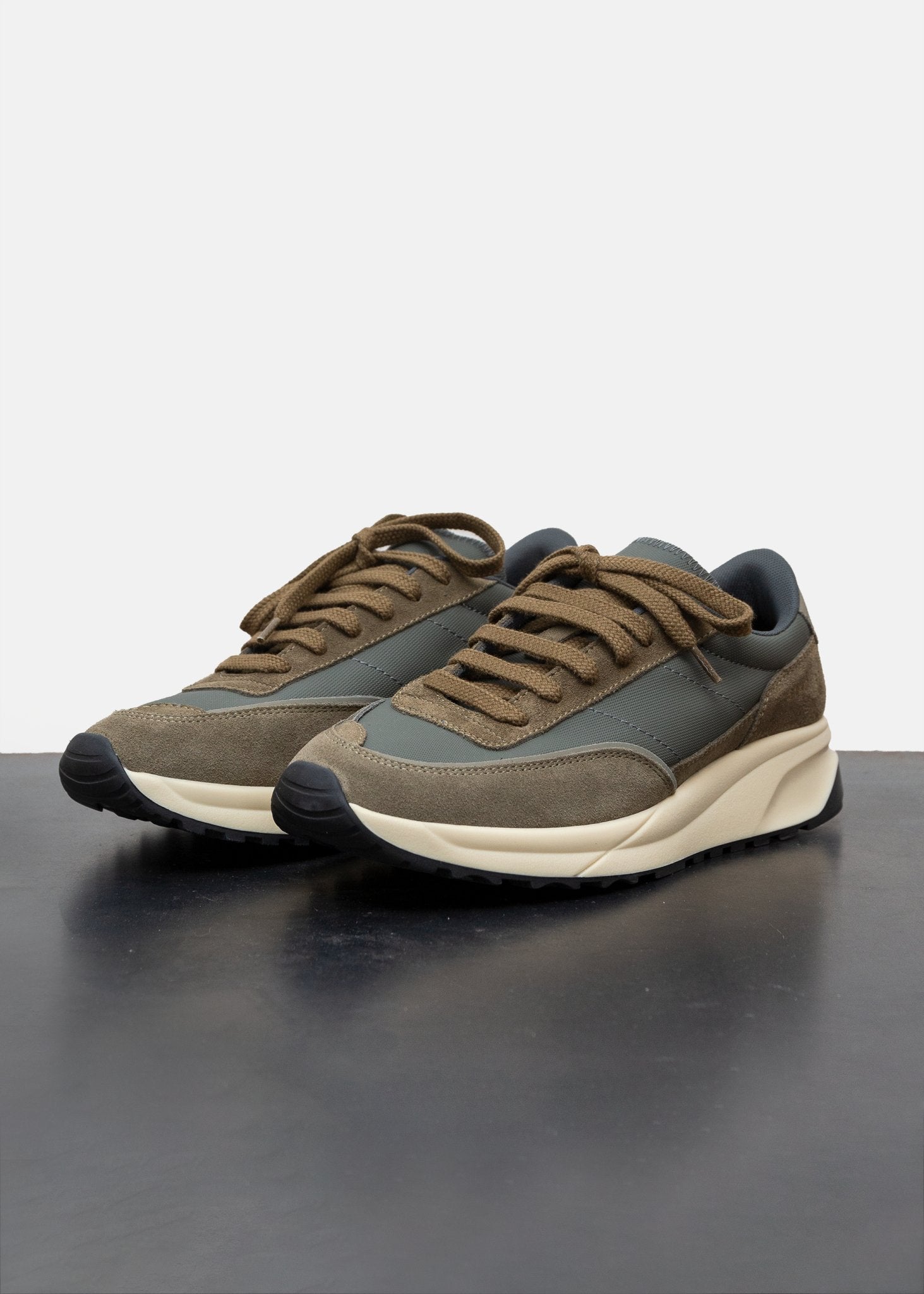 Woman by Common Projects Track Tech Sneakers - Olive