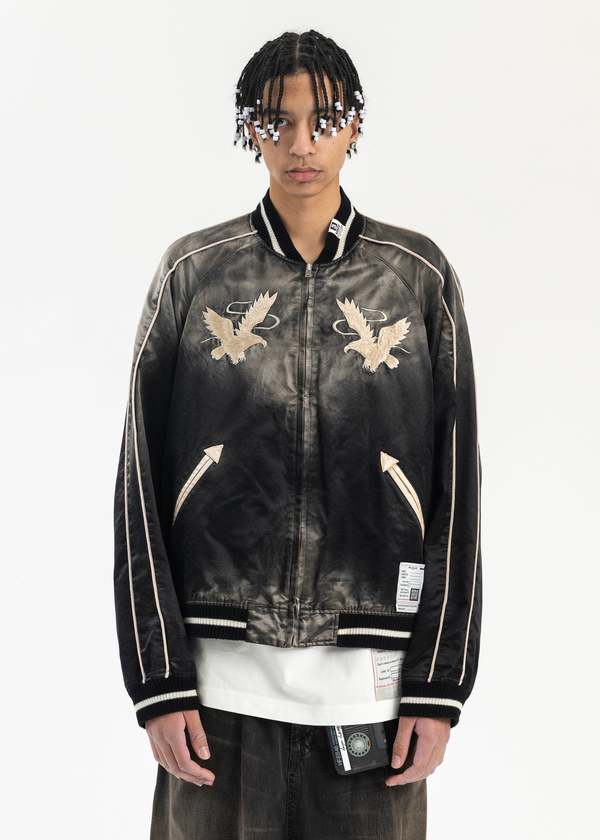 Mihara Yasuhiro SOUVENIR JACKET - BLACK | Garmentory