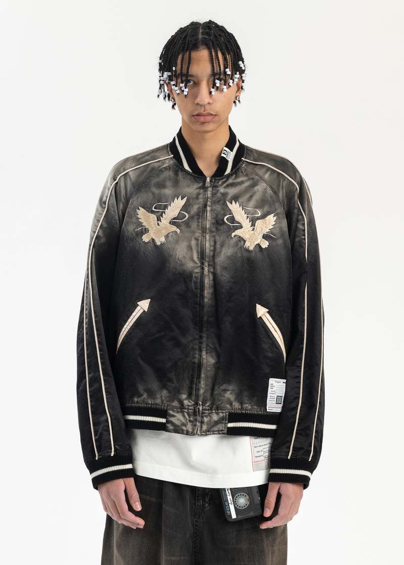 Mihara Yasuhiro SOUVENIR JACKET - BLACK | Garmentory