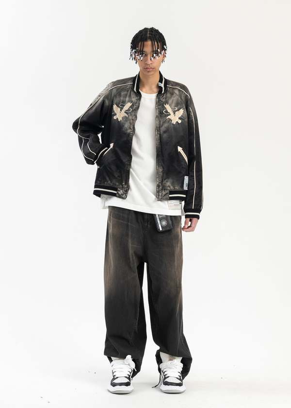 Mihara Yasuhiro SOUVENIR JACKET - BLACK | Garmentory