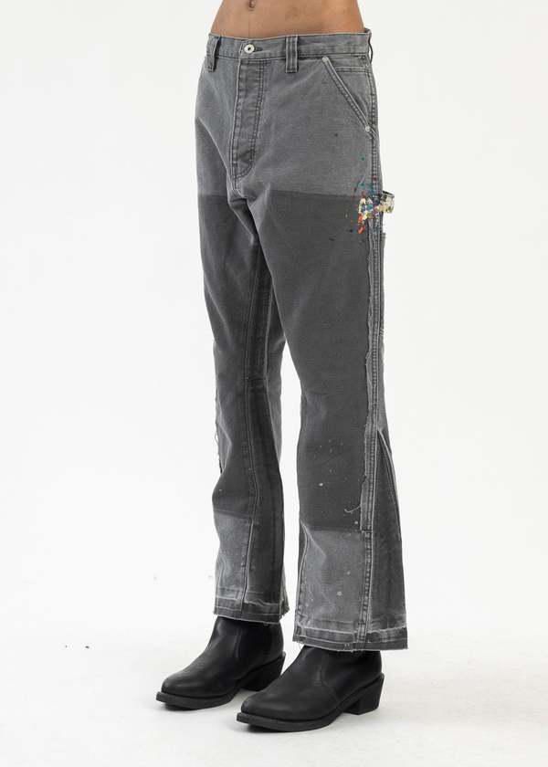 GALLERY DEPT. GD Charcoal Grey Painted LA Flare Carpenters - Grey
