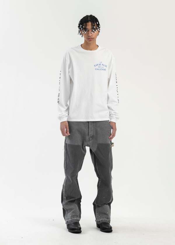 GALLERY DEPT. GD Charcoal Grey Painted LA Flare Carpenters - Grey