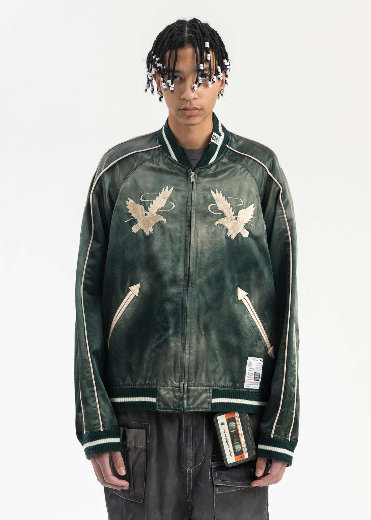 Mihara Yasuhiro GREEN SOUVENIR JACKET - Green | Garmentory