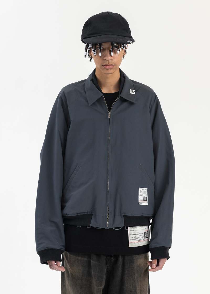 Mihara Yasuhiro GREY REVERSIBLE SOUVENIR JACKET - Multi | Garmentory