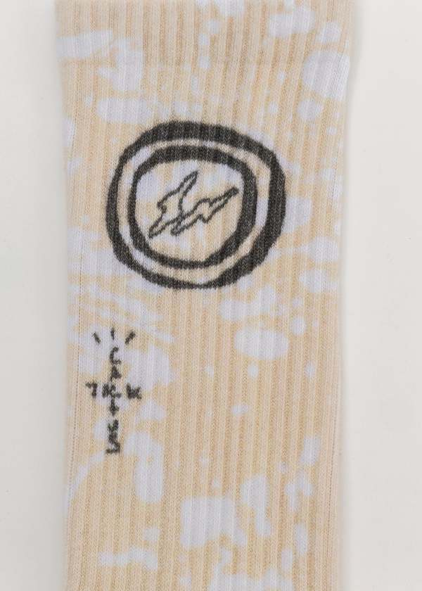 Back Beat Co. TRAVIS SCOTT CACTUS JACK FOR FRAGMENT SOCKS - Beige