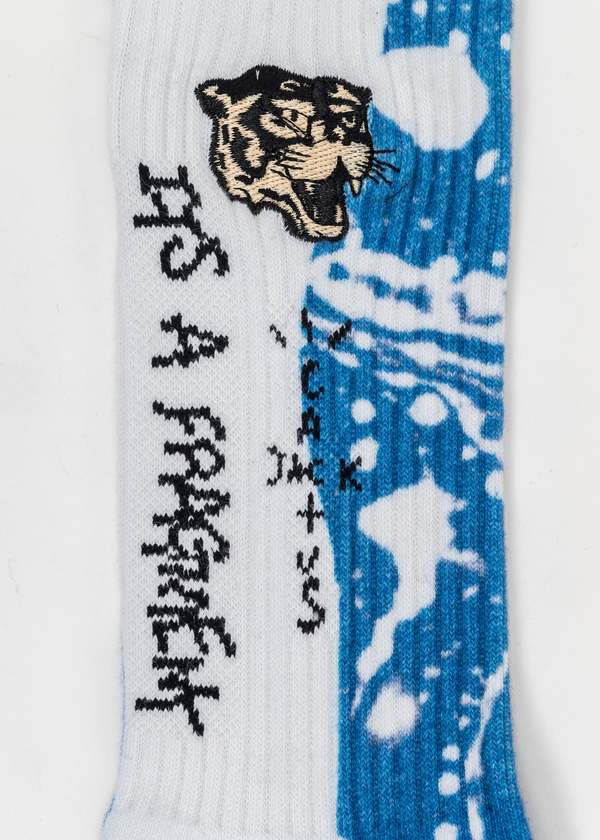 Back Beat Co. TRAVIS SCOTT CACTUS JACK FOR FRAGMENT SOCKS - Blue