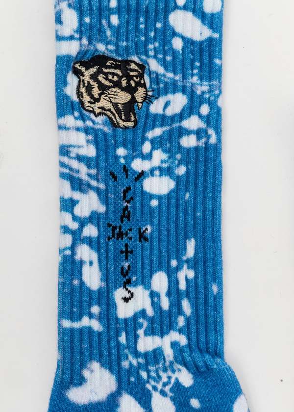 Back Beat Co. TRAVIS SCOTT CACTUS JACK FOR FRAGMENT SOCKS - Blue