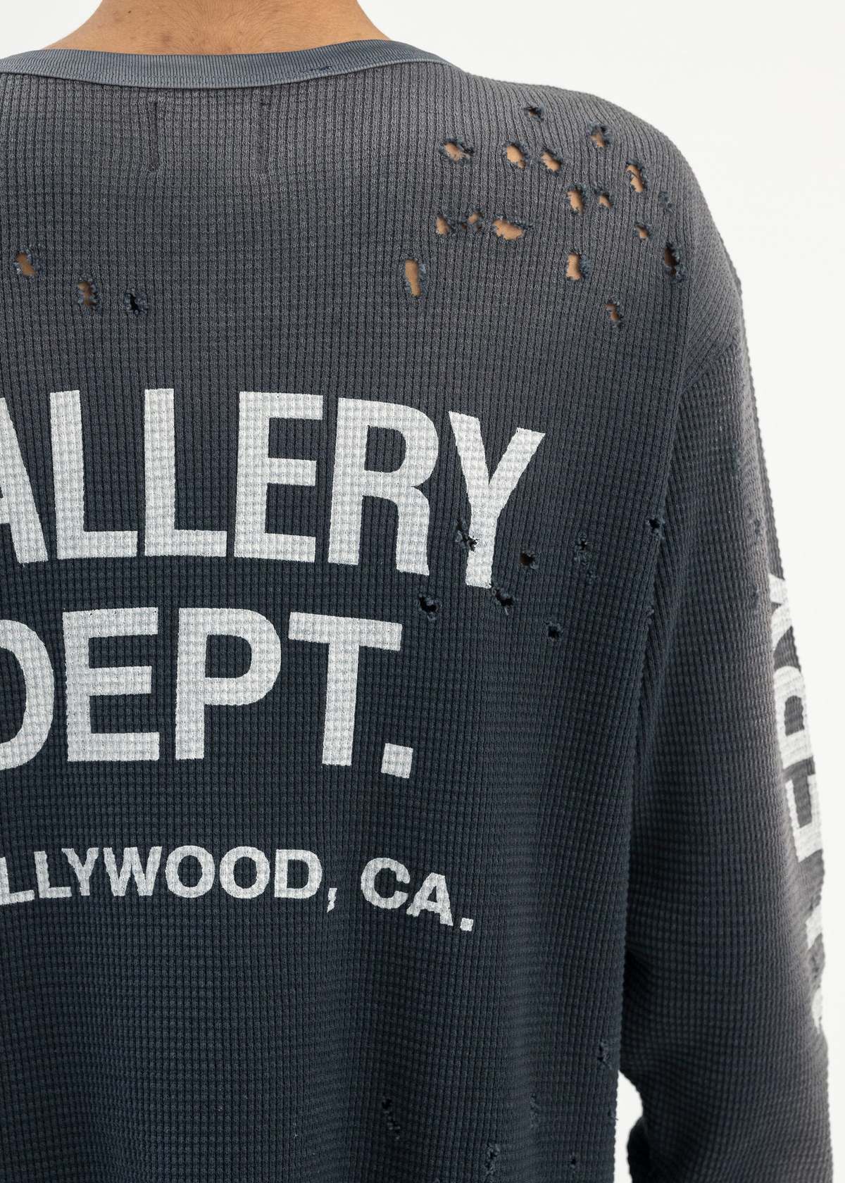 GALLERY DEPT. Urcle Thermal Gradient LS Tee - Black | Garmentory