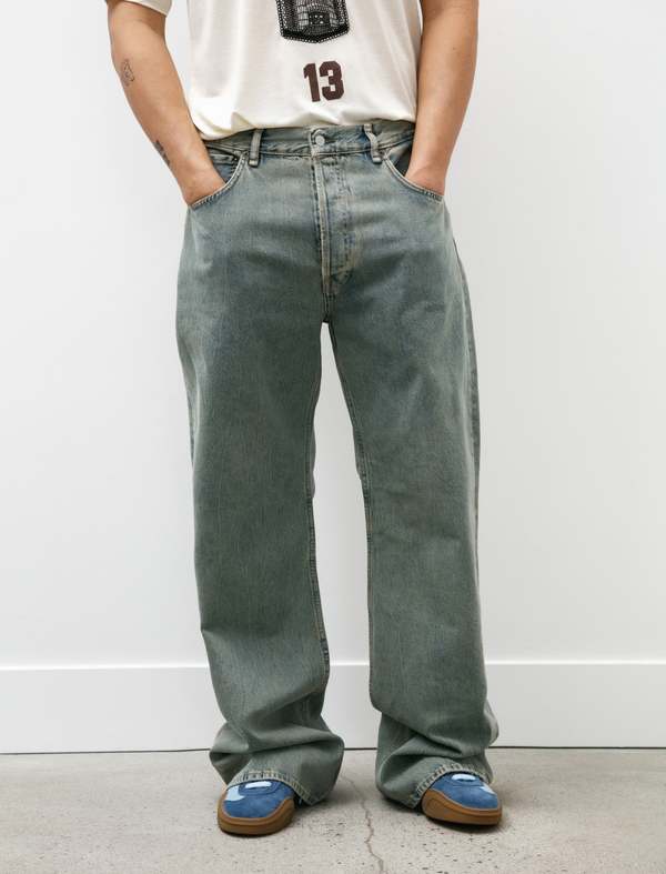 Acne Studios 2021M Delta jeans - Blue Beige | Garmentory