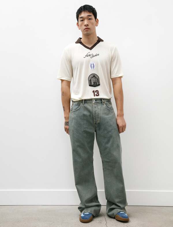 acne studios ルーズフィットジーンズ 2021m Delta Acne Studios 2021M Delta jeans - Blue Beige | Garmentory