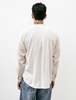 Taiga Takahashi Mens Lot 104 Band Collar Shirt - Cotton Rayon Ivory - Thumbnail 2