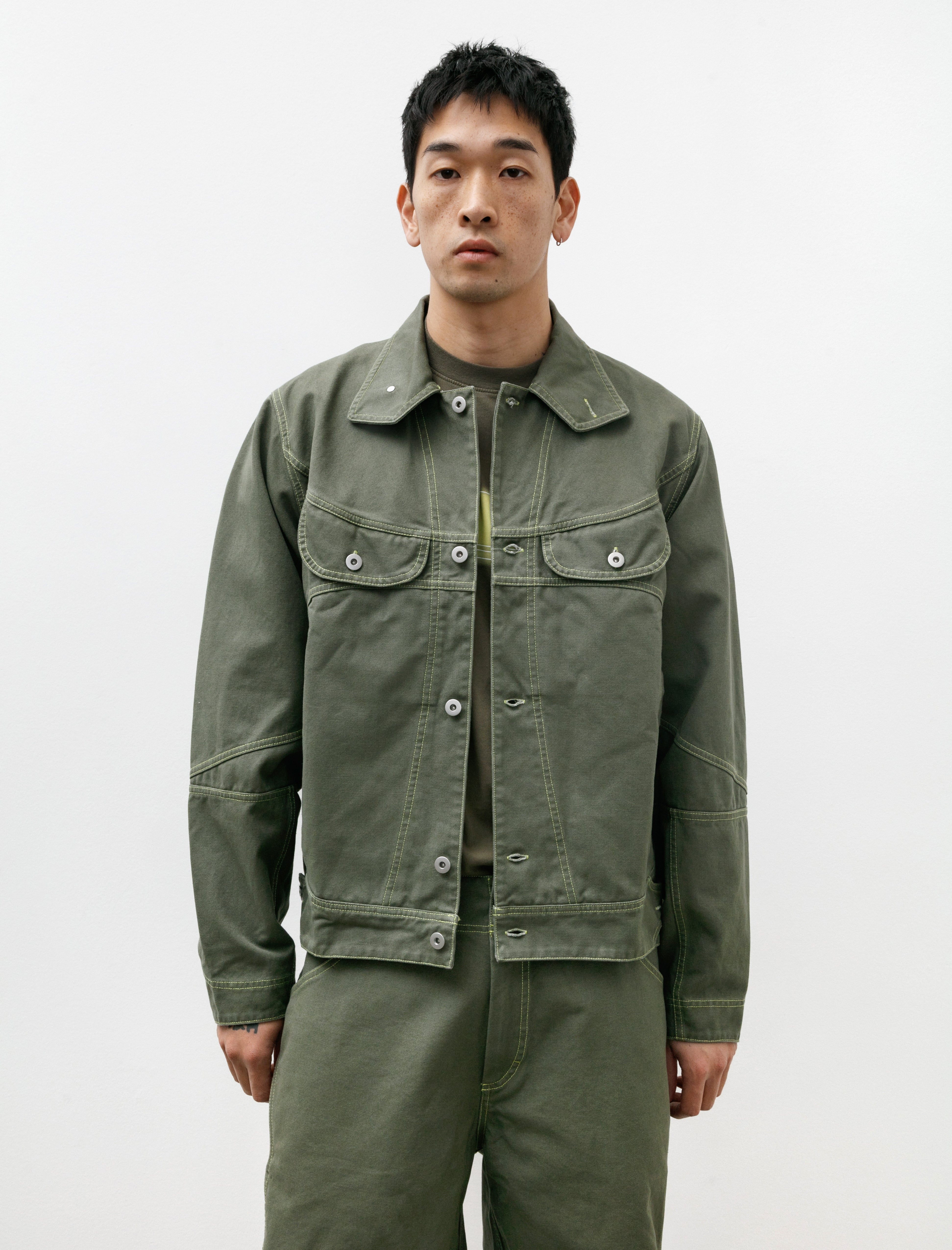 Welder-Button-Jacket-Moss-Wash