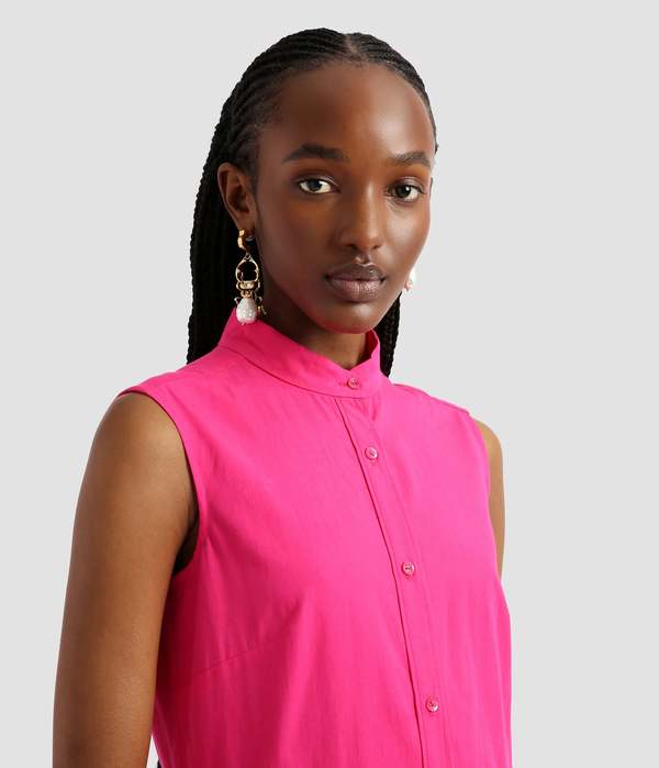 cerise shirt dress J.Crew Women's Cerise mini shirt-dress in striped cotton poplin (Size 22)