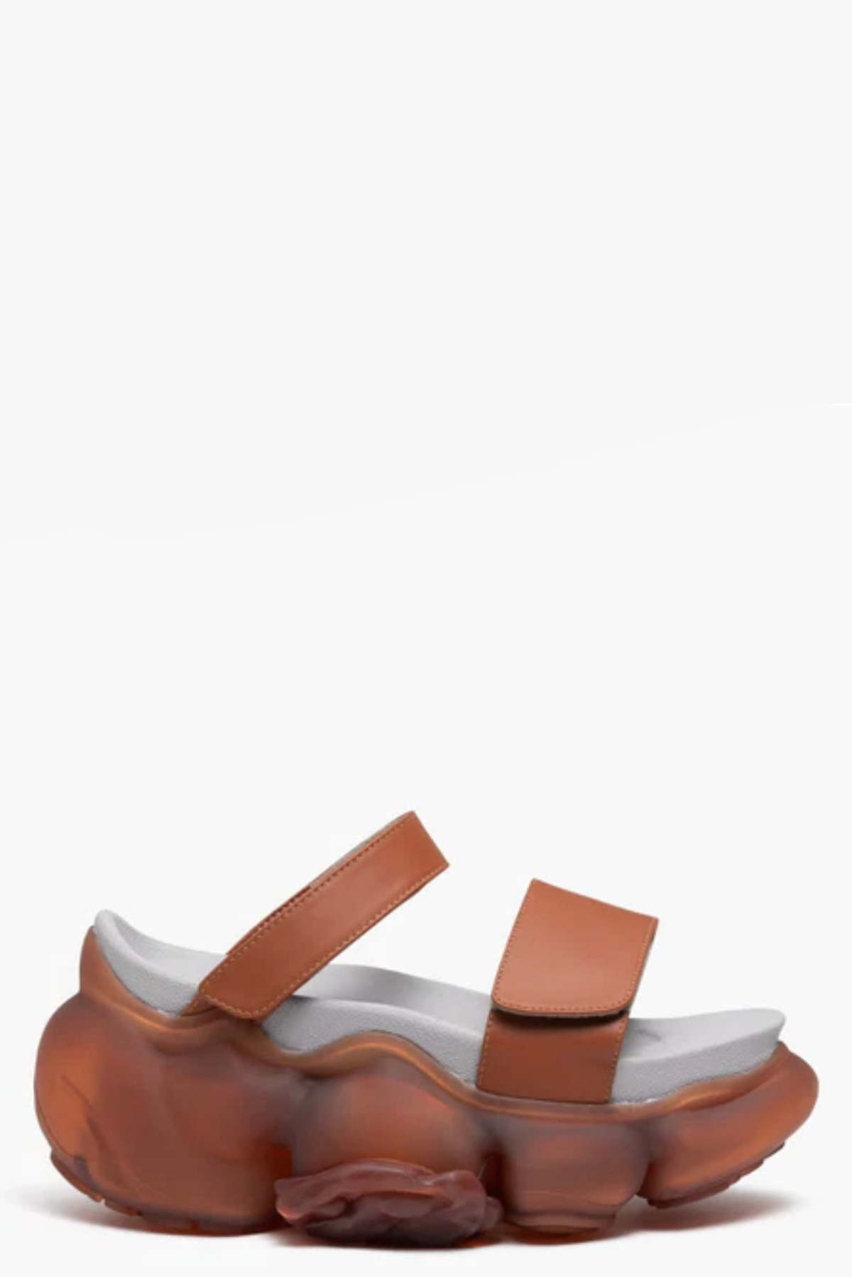 靴 MOOPIE LEATHER SANDAL grounds Moopie Leather Sandal - Gray/Ice Gray | Garmentory