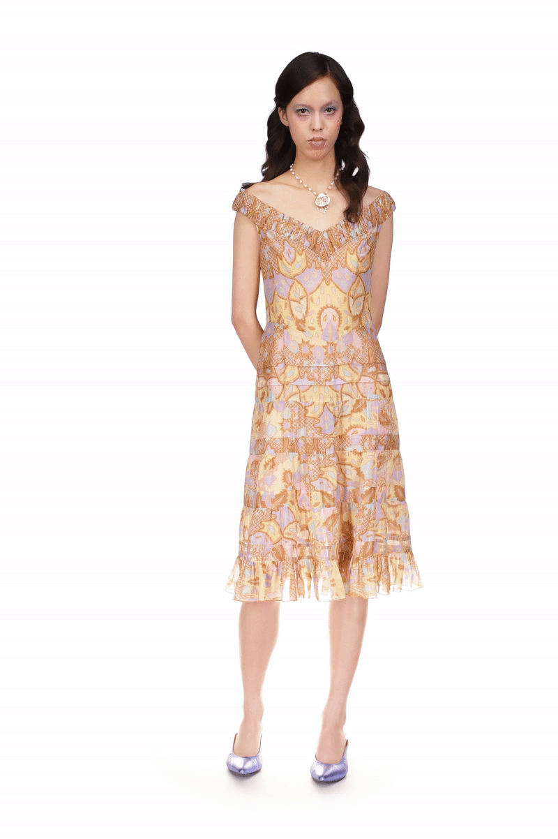 Anna Sui Batik Cotton Dress - Prints | Garmentory