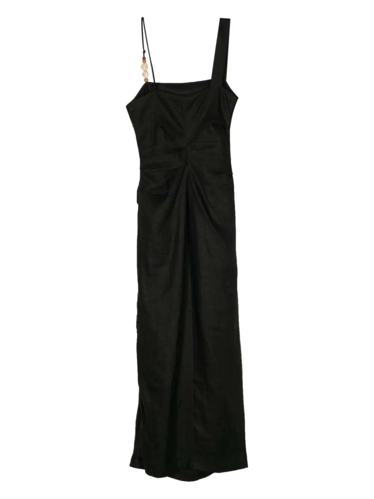 SIR. Antonia Beaded Midi Dress - Black