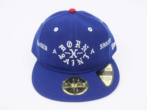 Saint Michael Retro Crown 59FIFTY Born Saint Logo Cap - Blue