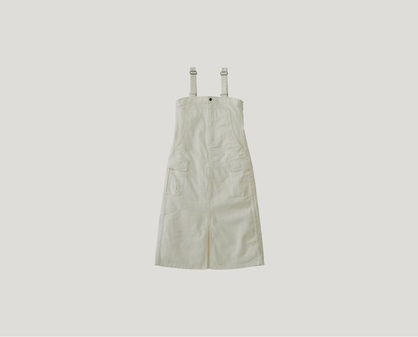 chinese dress ladies ADORA Drawstring Slit Back Cargo Dress In Lt Grey – AddiBray main image 0