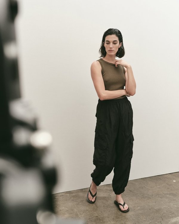 Mijeong Park Lightweight Cargo - Black