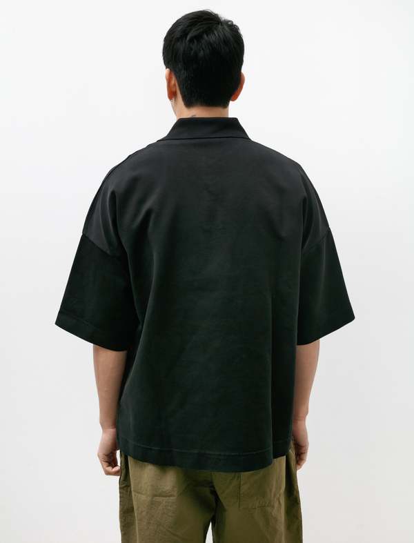 Casey Casey Mens Equerre Polo - Wiggle Black | Garmentory