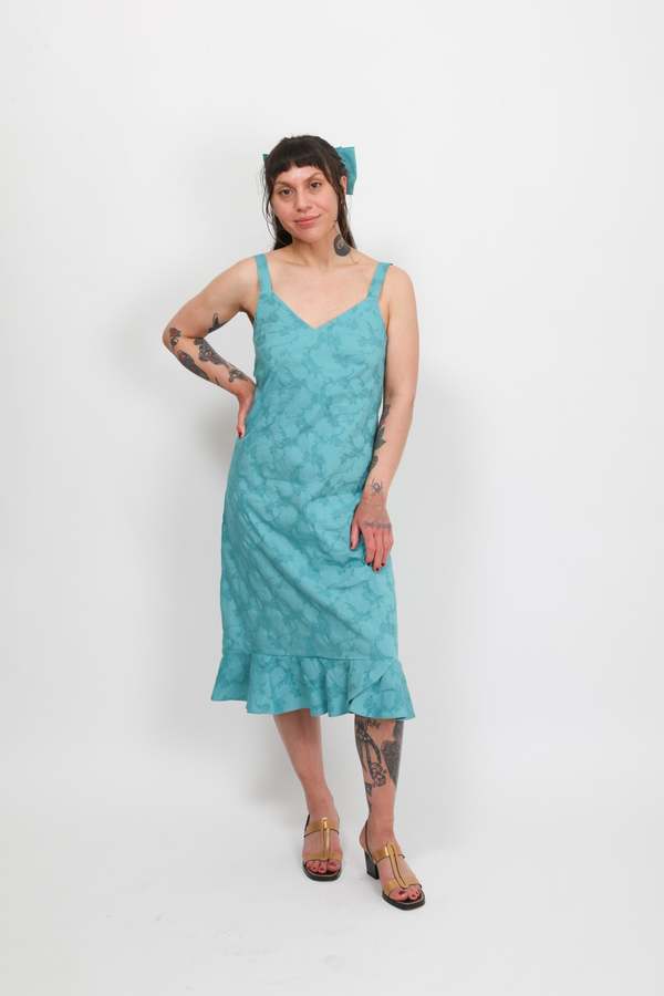 Gravel & Gold Serra Dress - Aqua | Garmentory