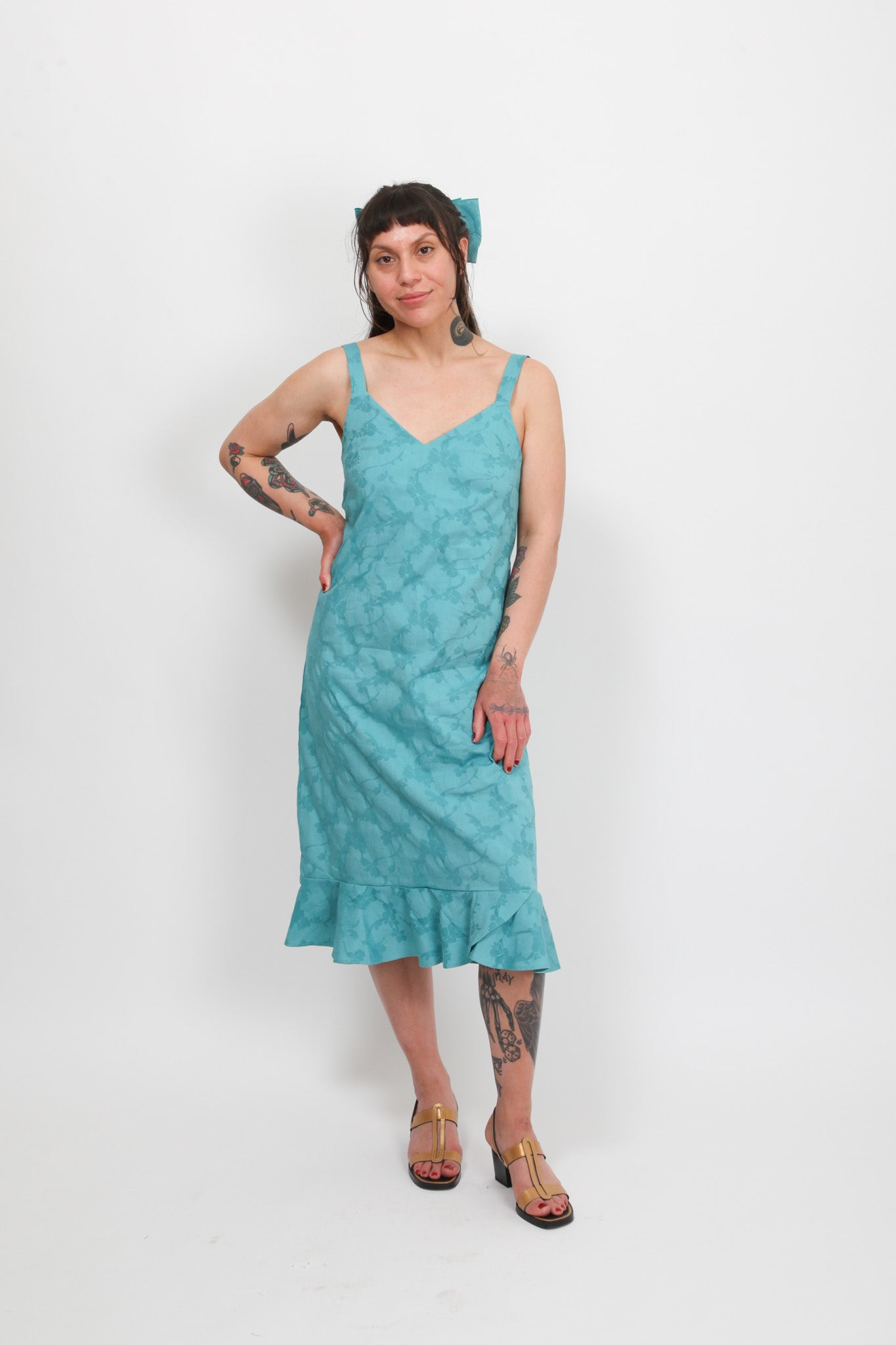 off shoulder ruched dress Salyxen Off Shoulder Ruched Dress Set In Chartreuse