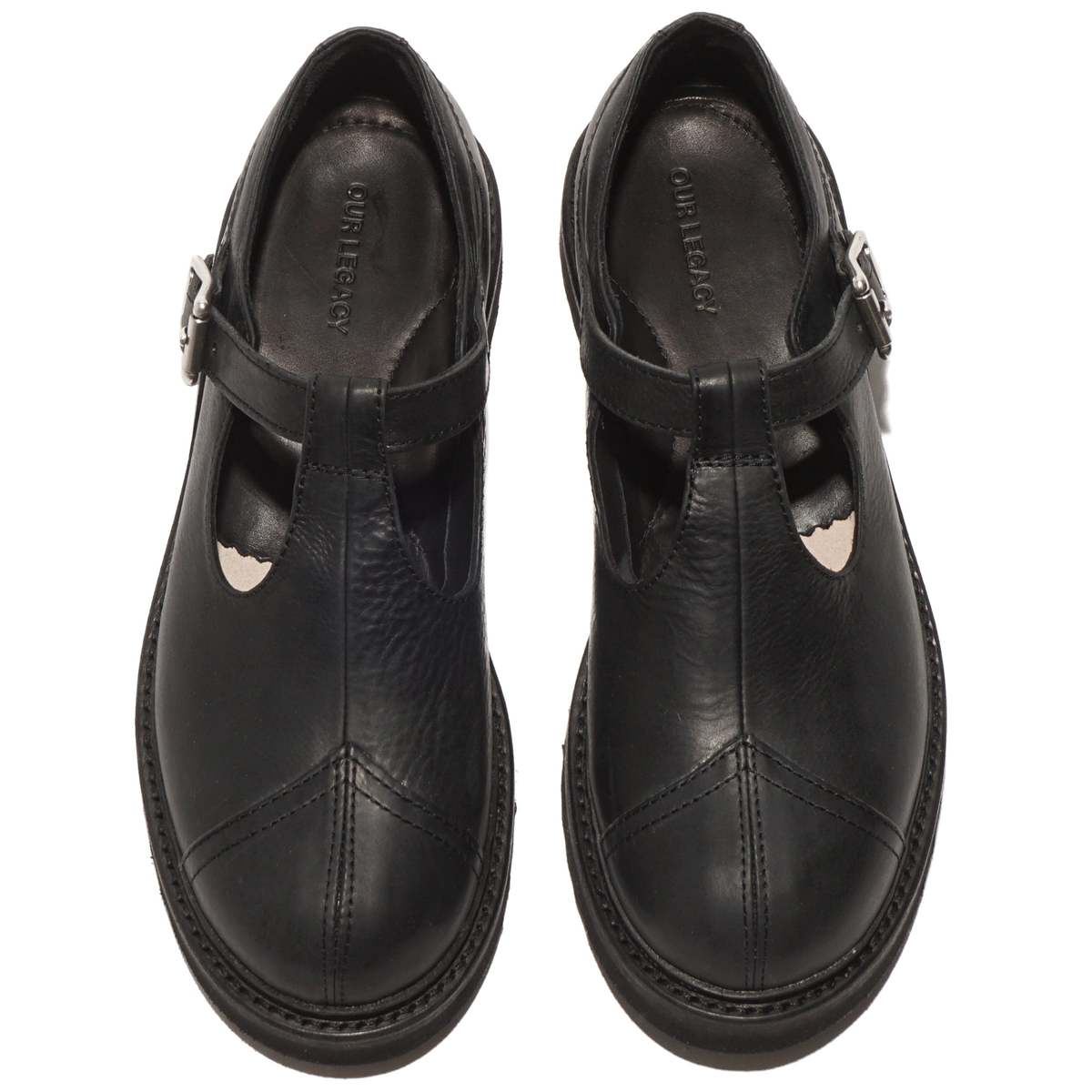 Our Legacy - Camden Shoe Car Tire Black Leather