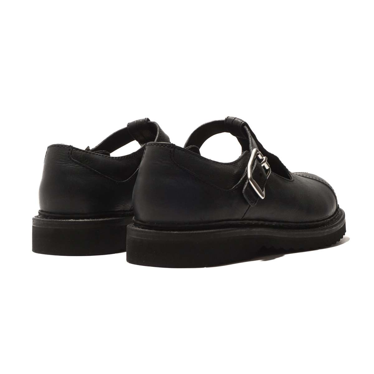 Our Legacy CAMDEN BLACK TIRE BLACK LEATHER SHOE - Black