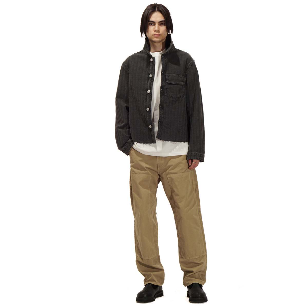 Orslow DOUBLE KNEE UTILITY WORK PANTS - KHAKI | Garmentory