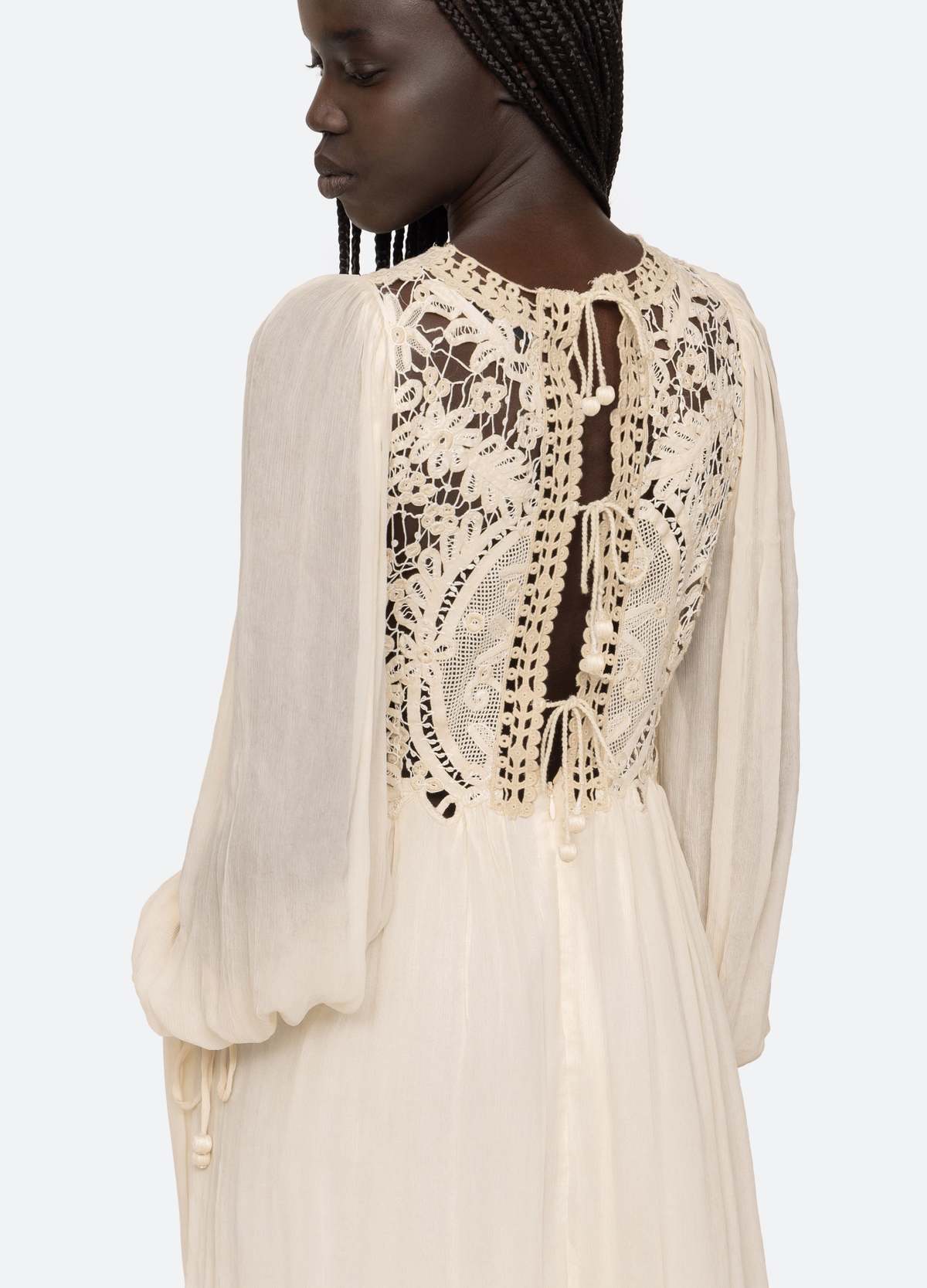 【SEA NEW YORK】BENTE ドレス Sea NY Bente L/S Dress - cream | Garmentory