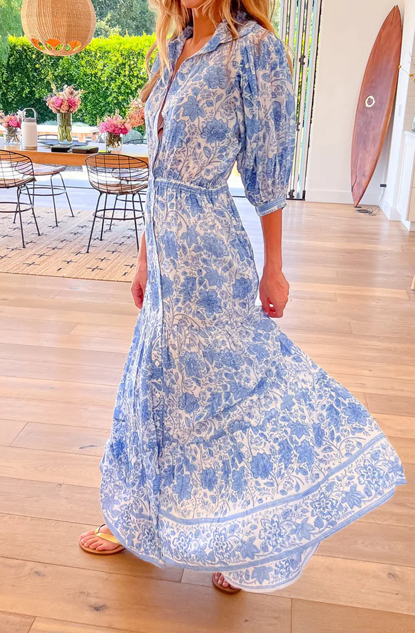 knee length dresses for ladies Blair Gown - Fitted Stretch Jersey Bodycon Dress main image 0
