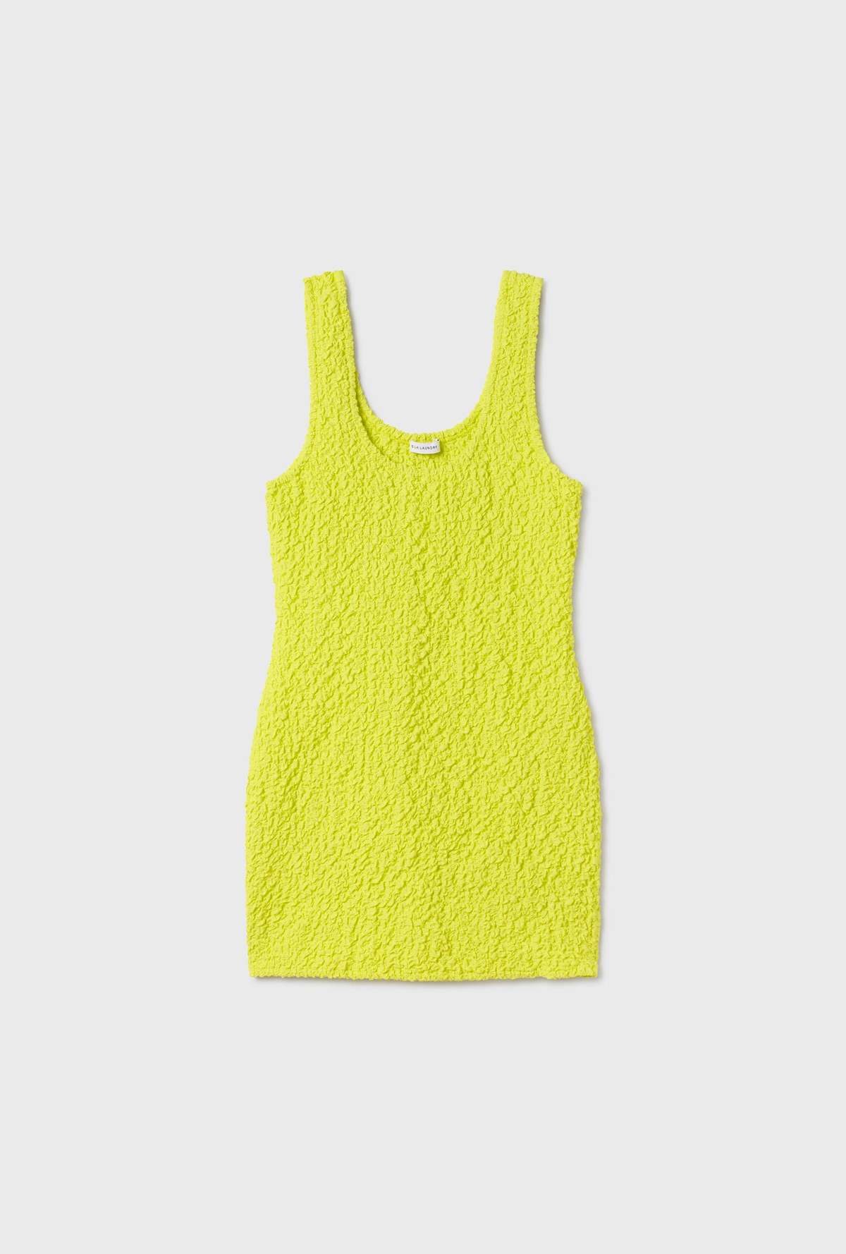 Silk Laundry Popcorn Mini Dress - Absinthe - Image 2 of 5