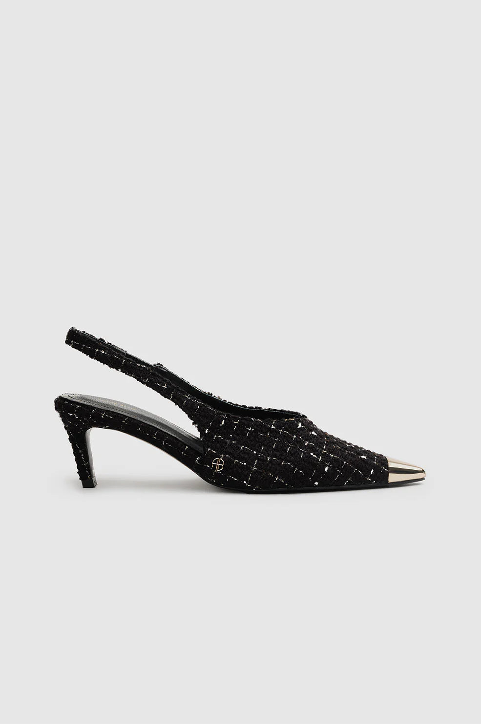 【関税込み】ANINE BING ブラック Nina l Toe Cap ブーツ ANINE BING Nina Boots With Metal Toe Cap - Black