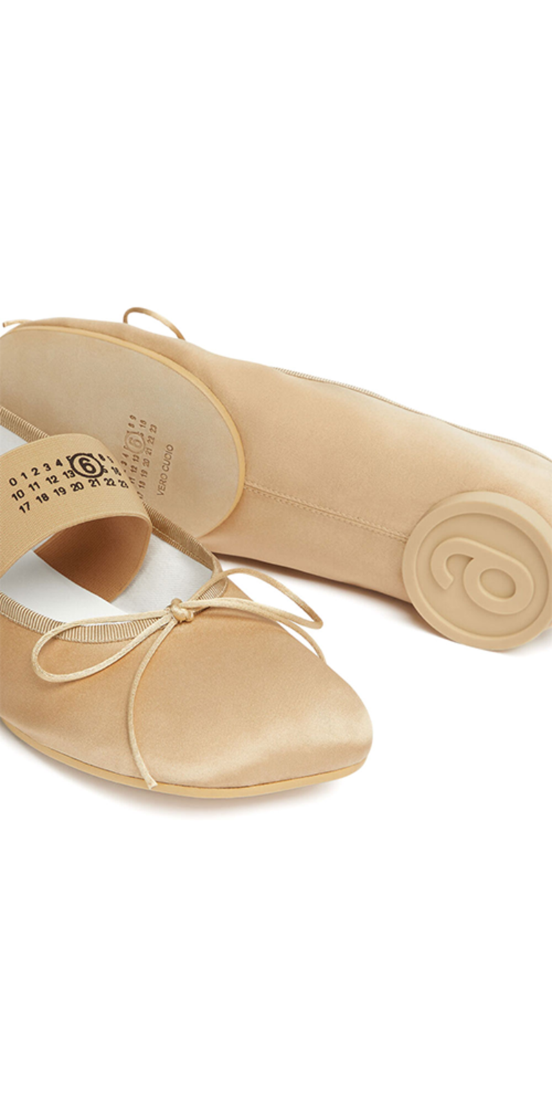 バレエシューズ MM6 Anatomic ballerina in satin 22836672_52887128_600.jpg
