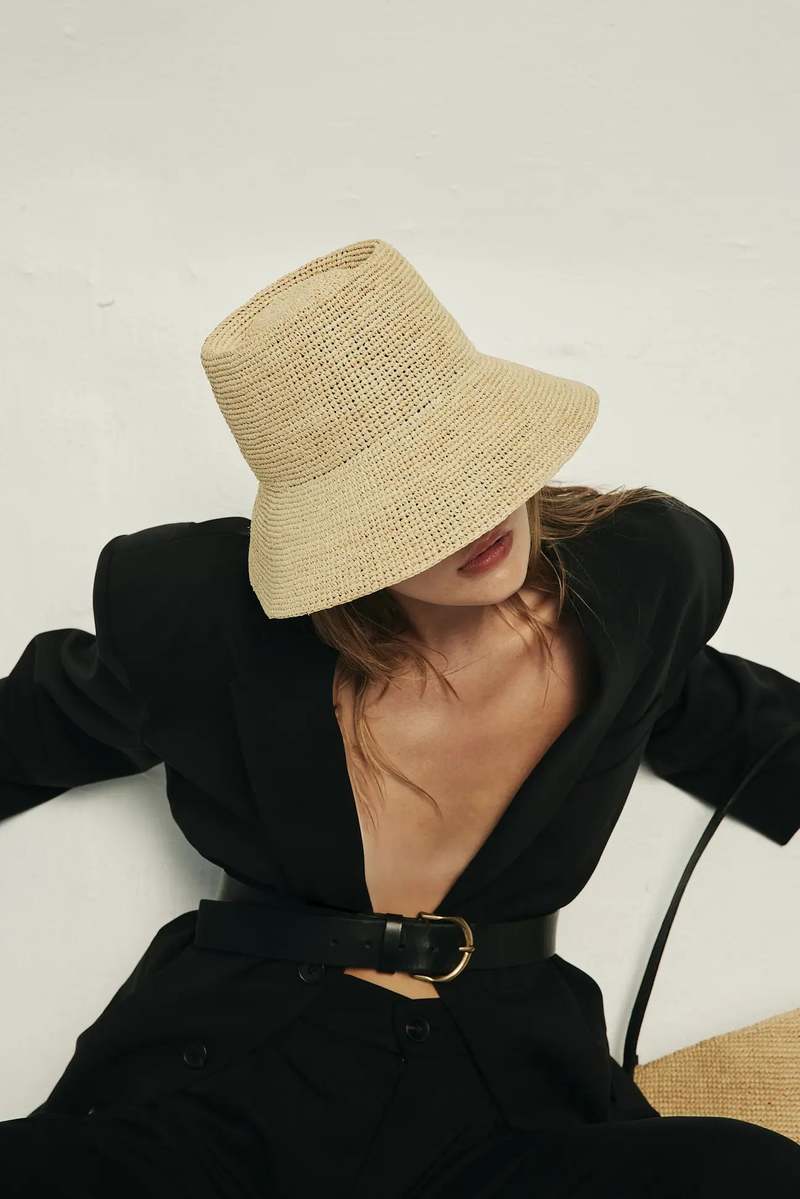Janessa Leone Felix Hat in Natural main image 1