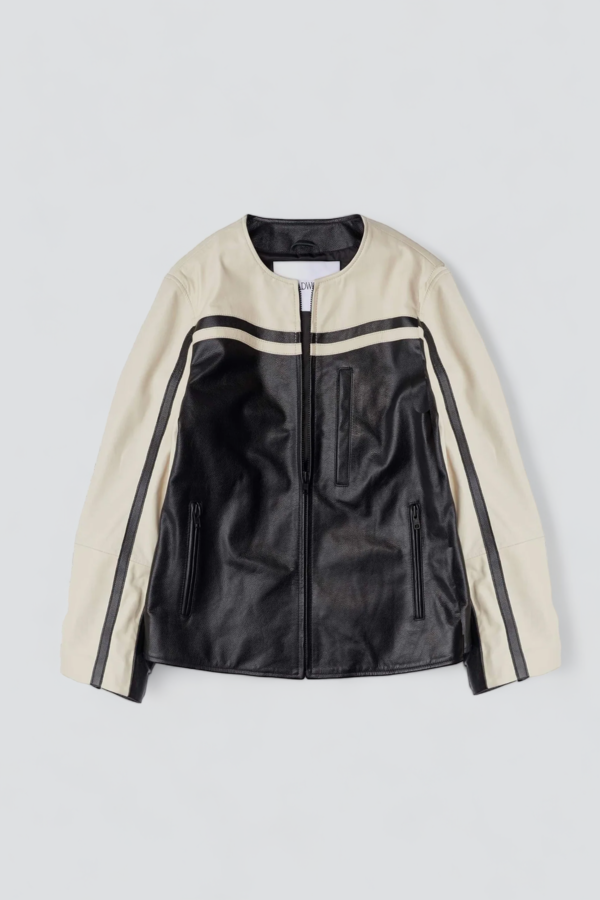 ★BADBLOOD★ Scard Racer Jacket Black w-jkt25-004 DEADWOOD Racer Jacket - Black/White | Garmentory