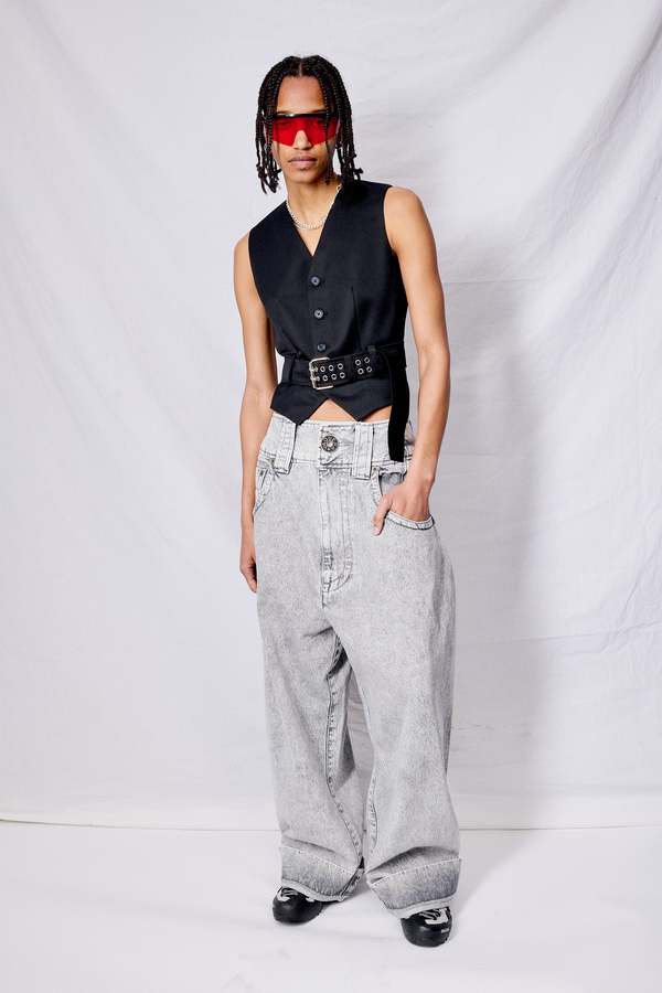 Vaquera Baby Jeans - Grey | Garmentory