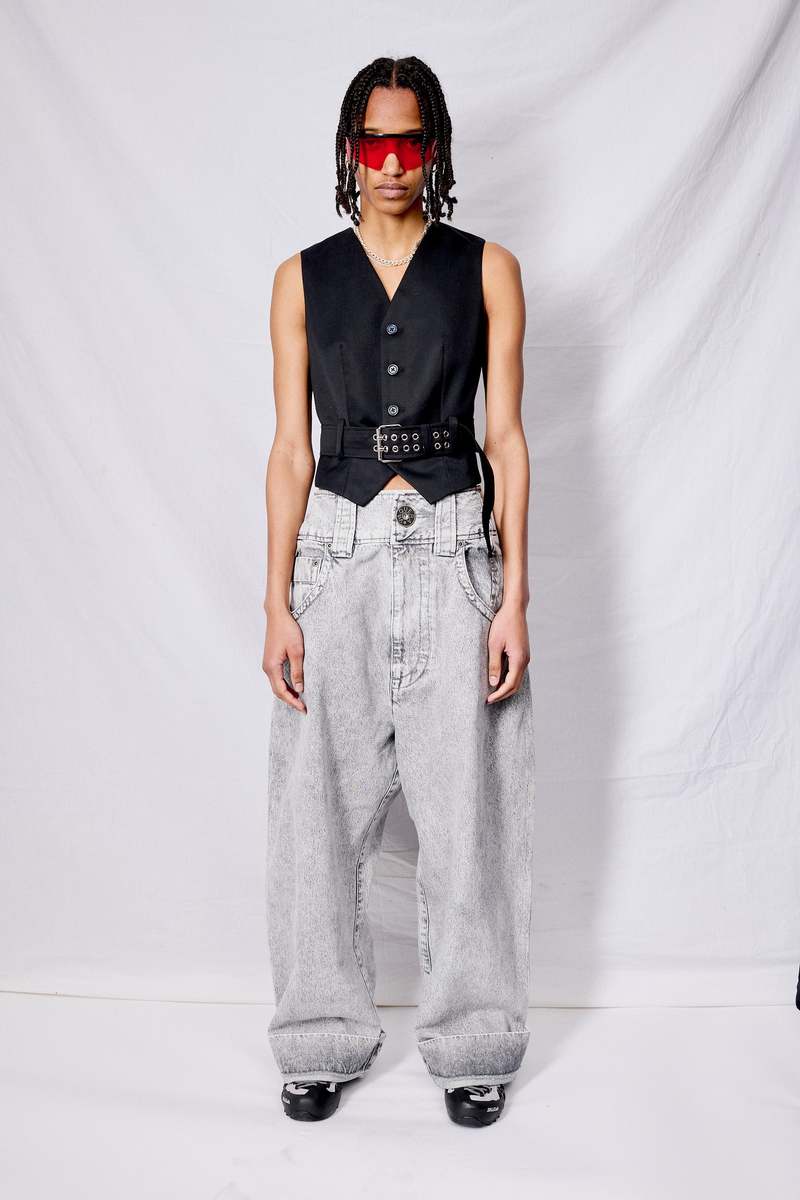 Vaquera Baby denim グレー デニムパンツ 26 Vaquera Baby Jeans - Grey | Garmentory