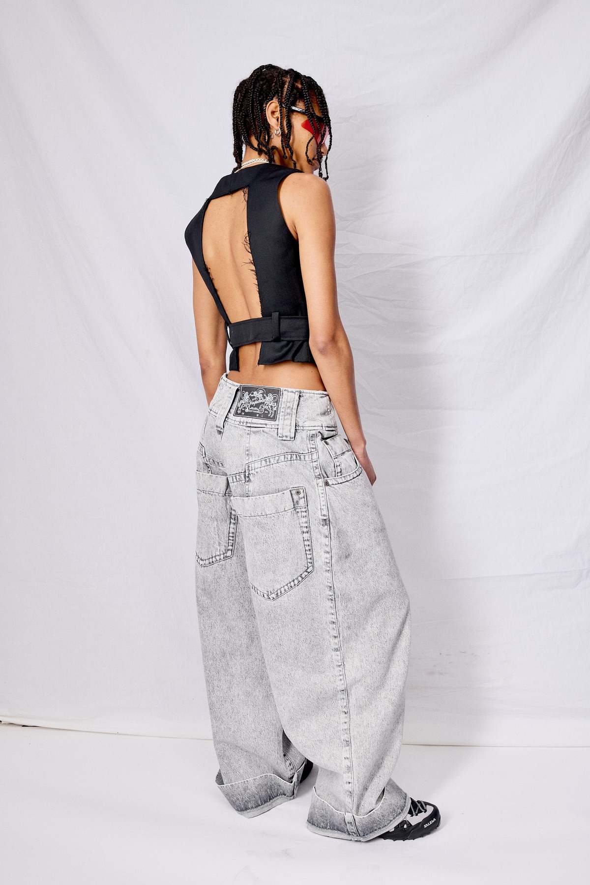 Vaquera Baby Jeans - Grey | Garmentory