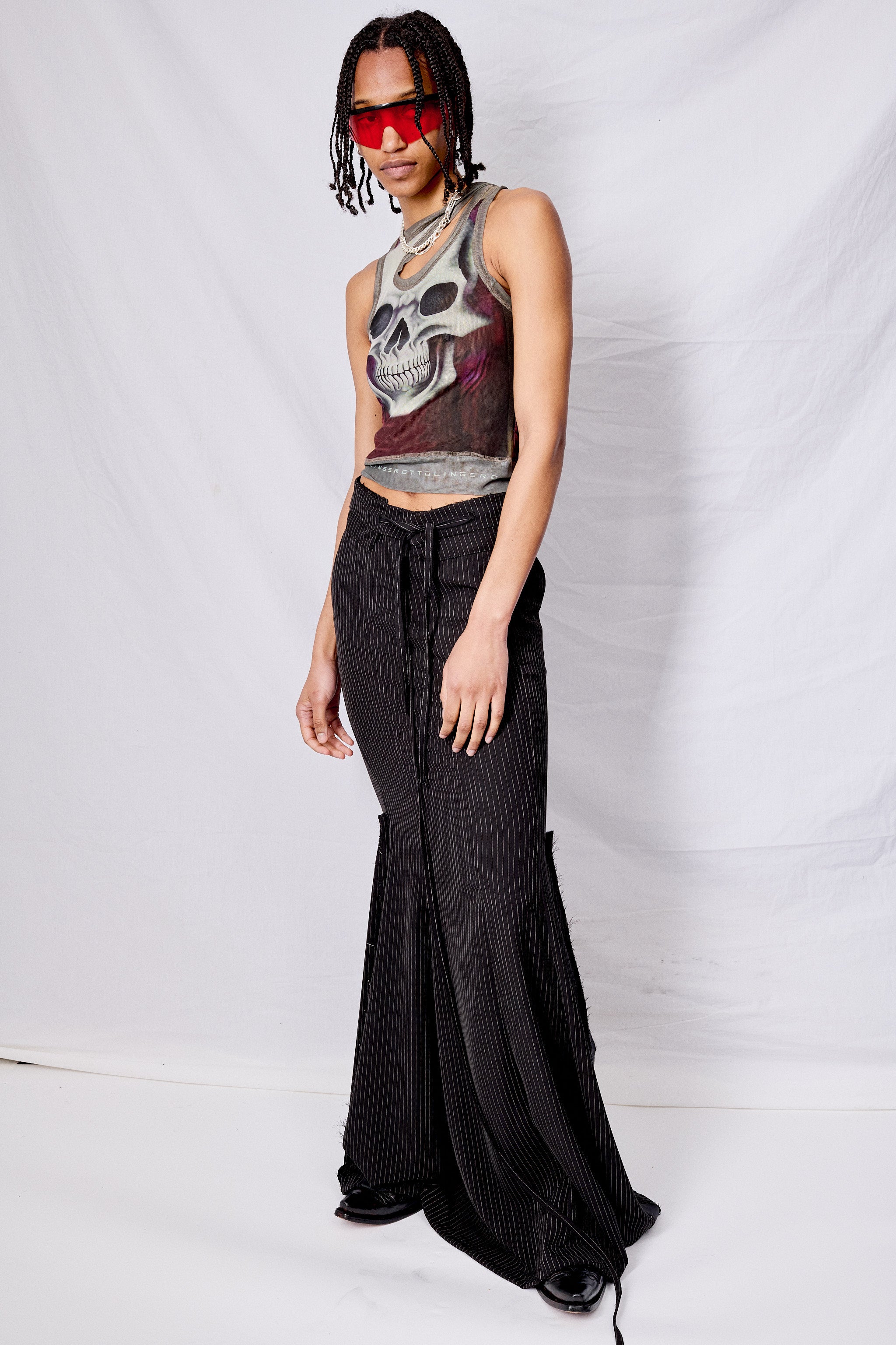 【関税込み】Ottolinger ネイビー Mermaid Suit マキシスカート Ottolinger Black Mermaid Suit Maxi Skirt Ottolinger