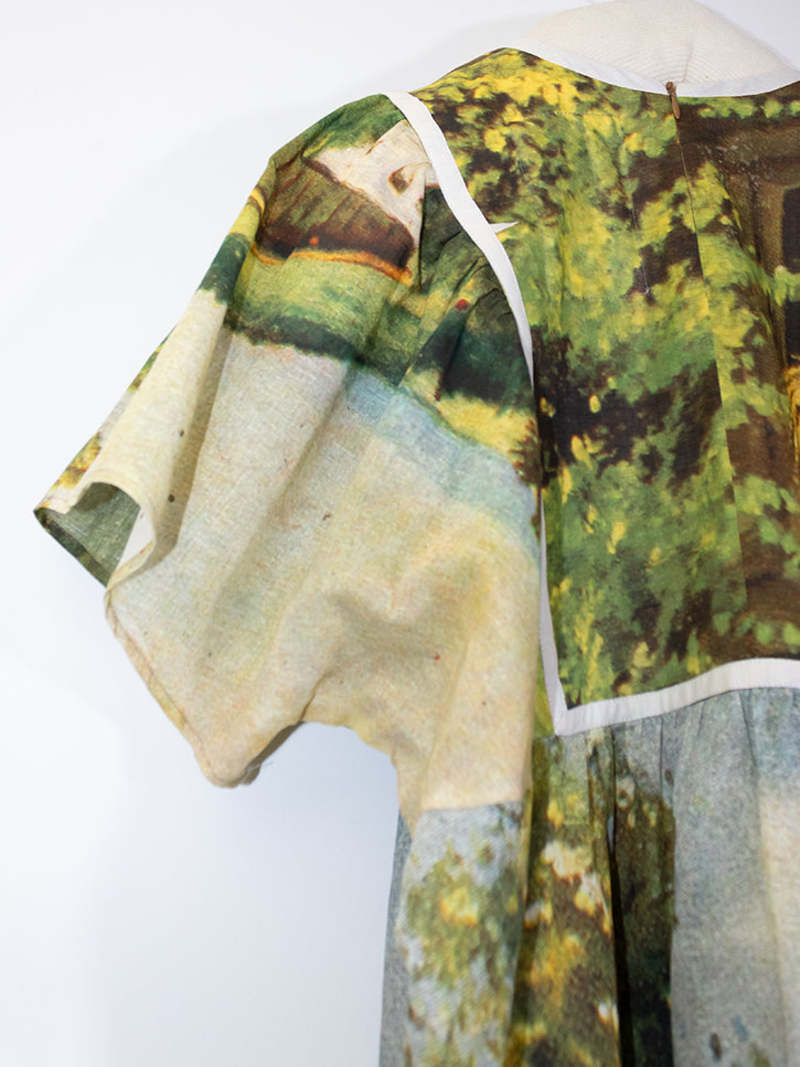 anntian folk dress ワンピース Anntian Folk Dress - Village Print | Garmentory