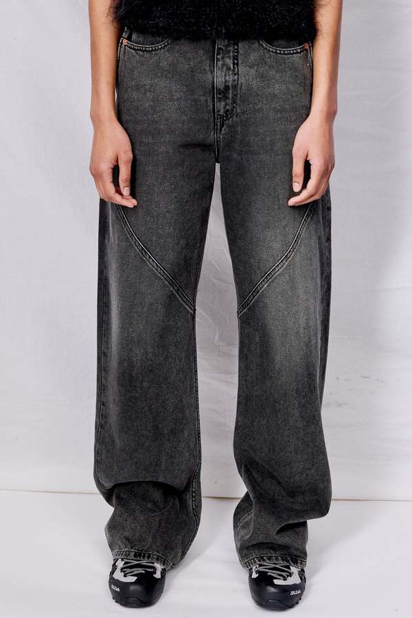 Maison Margiela Oversized Jeans - Grey | Garmentory