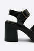 "INTENTIONALLY __________." MARGO SOLE PLATFORM HEEL - BLACK - Thumbnail 5